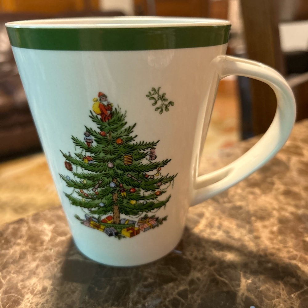 Vintage Spode Mug Christmas Tree